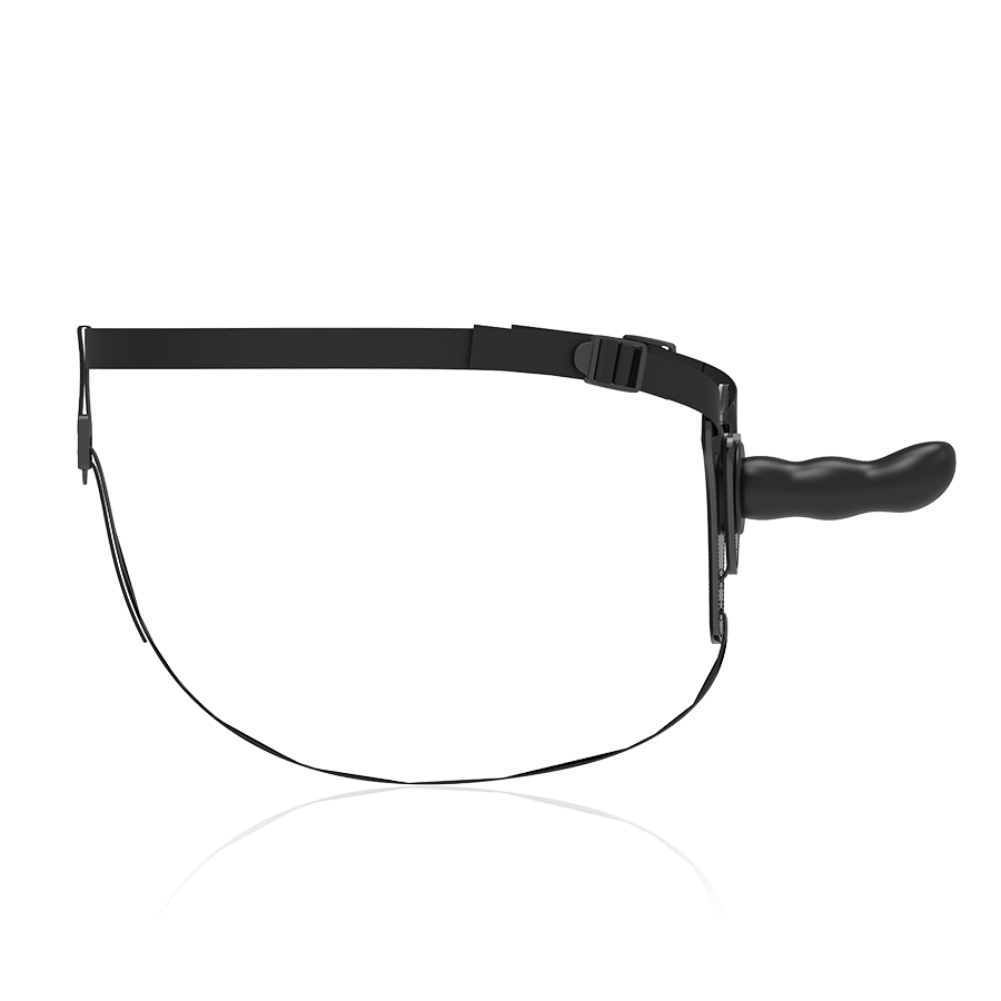 HARNAIS SOUMIS FETISH - POINT G EN SILICONE NOIR 16 CM - Sensualia