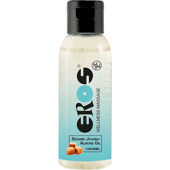 EROS - HUILE DE MASSAGE CARAMEL BIEN-ÊTRE 50 ML - Sensualia