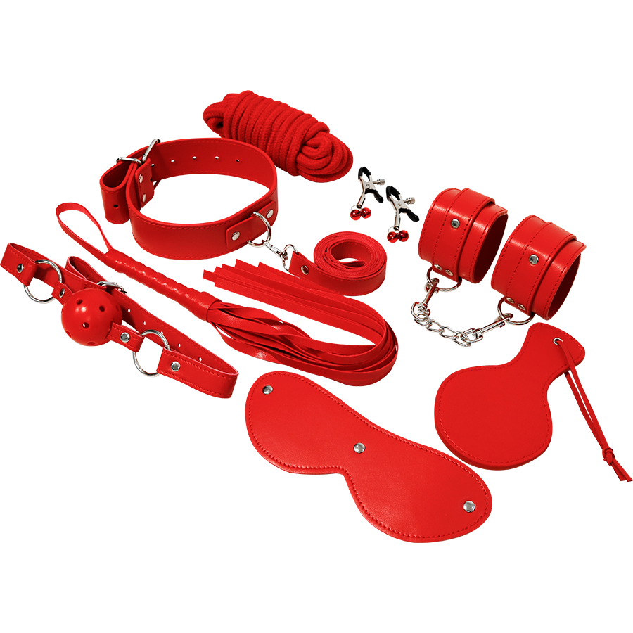 EXPERIENCE - KIT FÉTICHE BDSM SÉRIE ROUGE - Sensualia