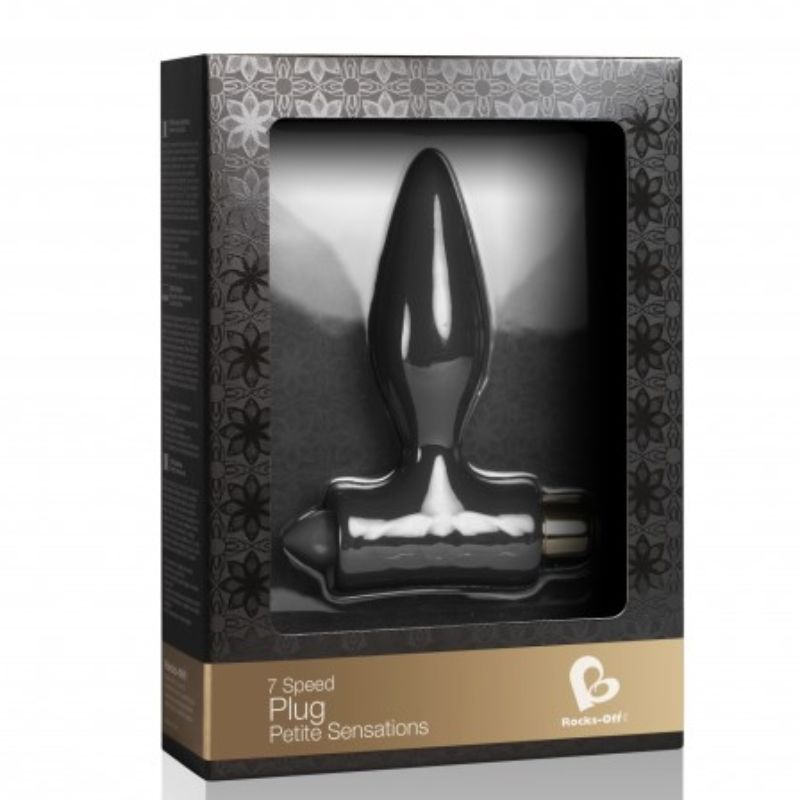 ROCKS-OFF - PLUG ANAL PETITE SENSATIONS POUR DÉBUTANTS - NOIR - Sensualia