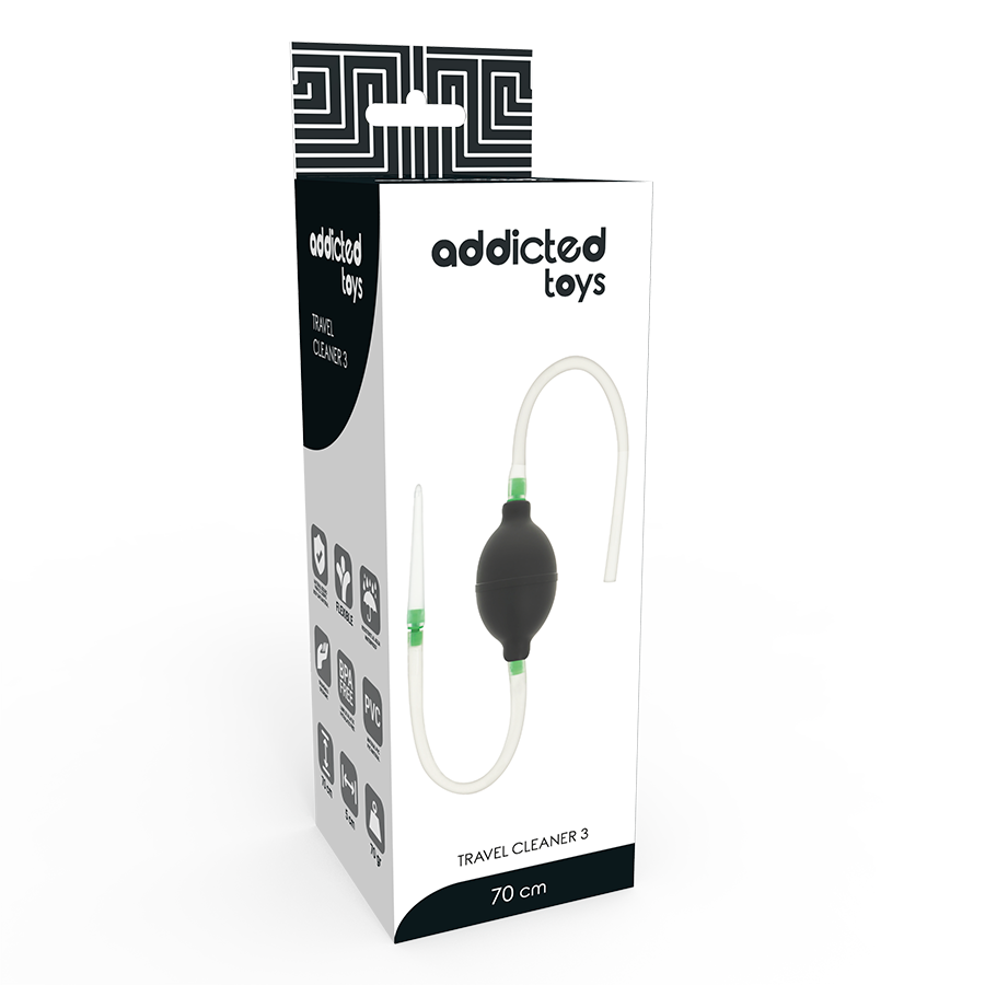 ADDICTED TOYS - ENSEMBLE DE LAVAGE NOIR - Sensualia