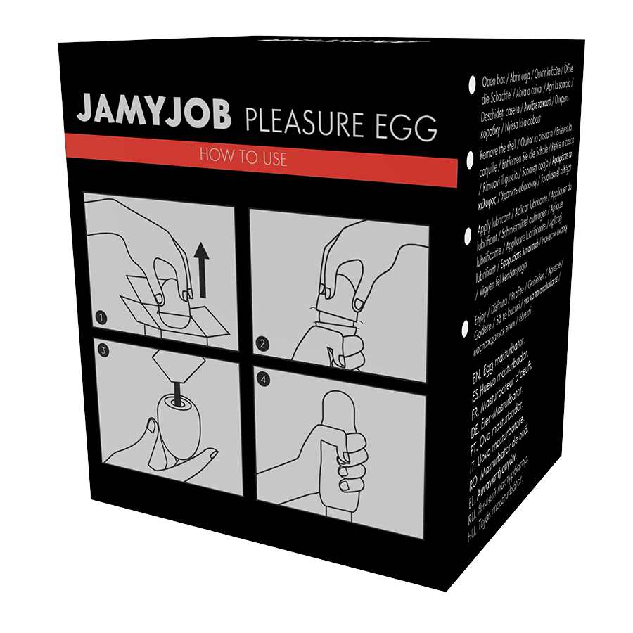 JAMYJOB - MASTURBATEUR EGG NOIR VERSION DISCRETT - Sensualia