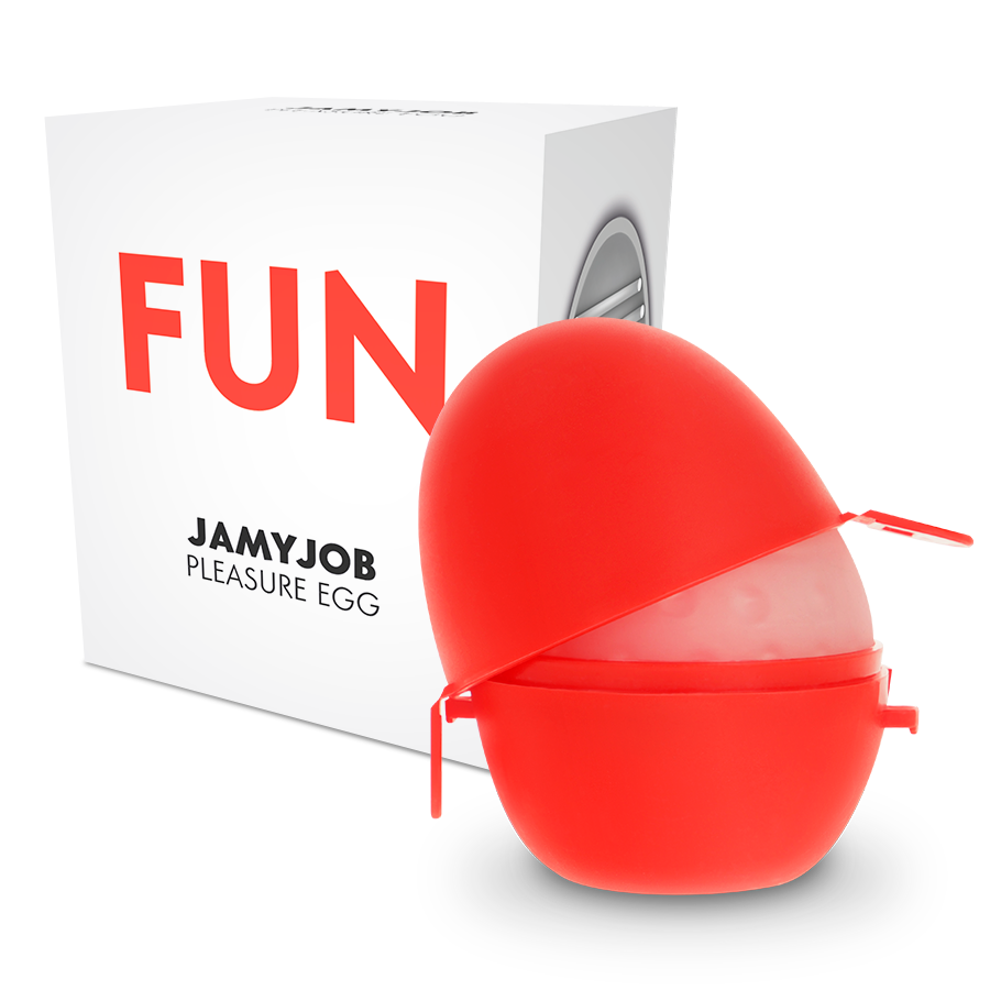 JAMYJOB - EGG MASTURBATEUR ROUGE EDITION DISCRETT JAMYJOB
