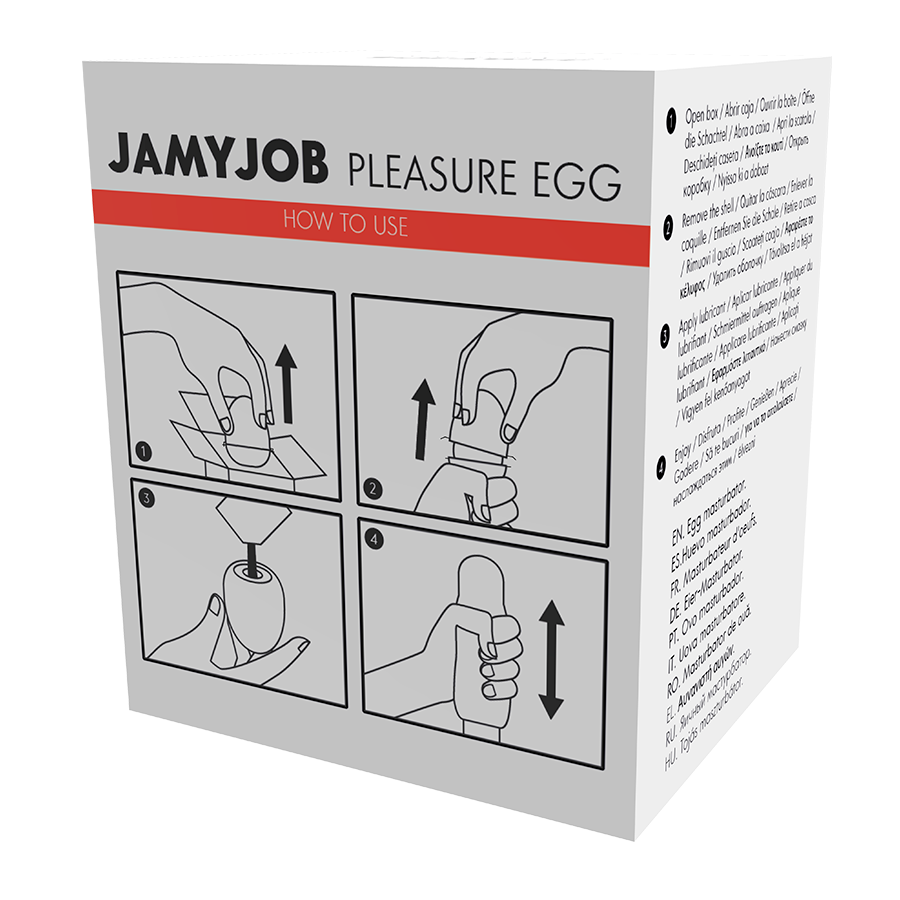 JAMYJOB - EGG MASTURBATEUR ROUGE EDITION DISCRETT - Sensualia