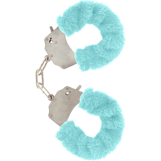 TOYJOY - MANCHETTES FURRY FUN BONDAGE BLEU - Sensualia