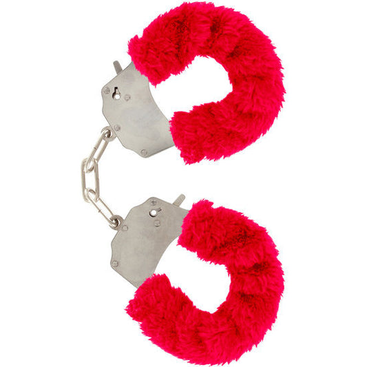 TOYJOY - MANCHETTES FURRY FUN BONDAGE ROUGE TOYJOY