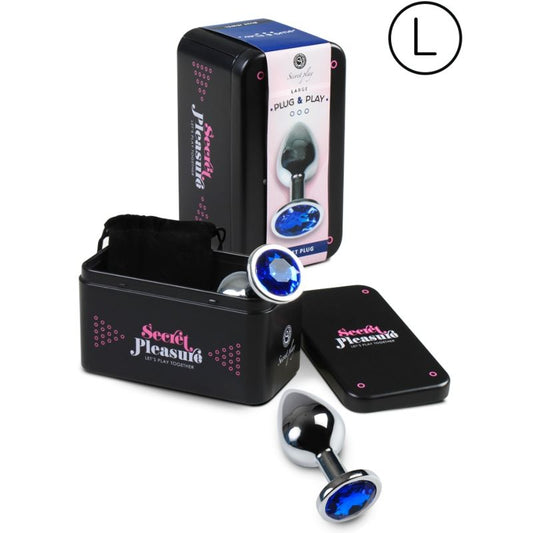 SECRETPLAY - PLUG ANAL TAILLE L BLEU - Sensualia