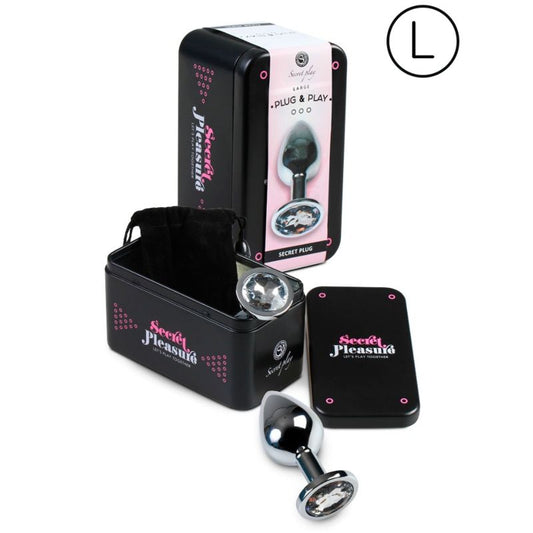 SECRETPLAY - PLUG ANAL TAILLE L - CLAIR - Sensualia