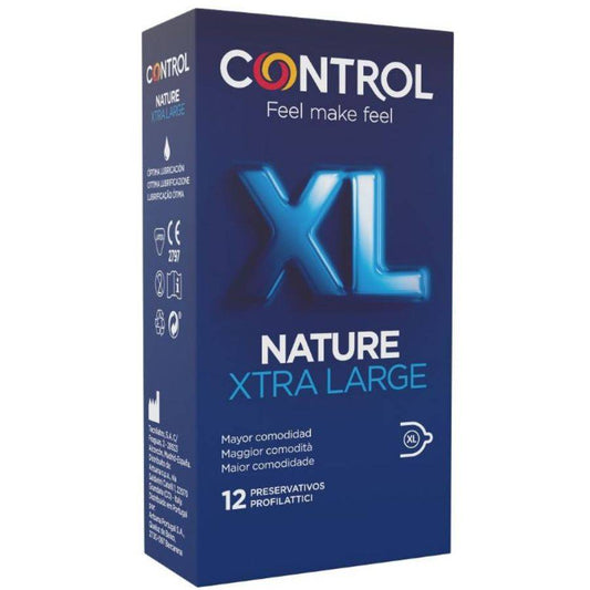 CONTROL - ADAPTA NATURE XL CONDOMS 12 UNITS - Sensualia