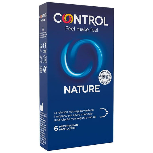 CONTROL - PRÉSERVATIFS ADAPTA NATURE 6 UNITÉS - Sensualia