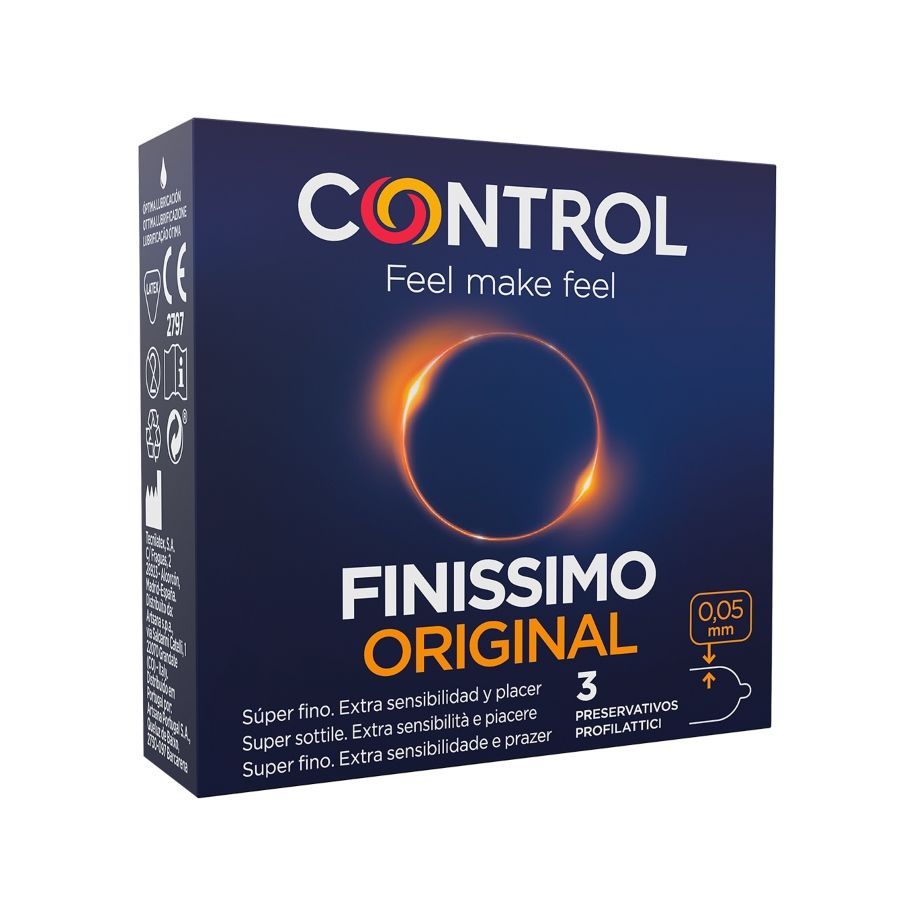 CONTROL - PRÉSERVATIFS FINISSIMO 3 UNITÉS - Sensualia