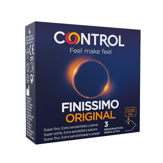 CONTROL - PRÉSERVATIFS FINISSIMO 3 UNITÉS - Sensualia