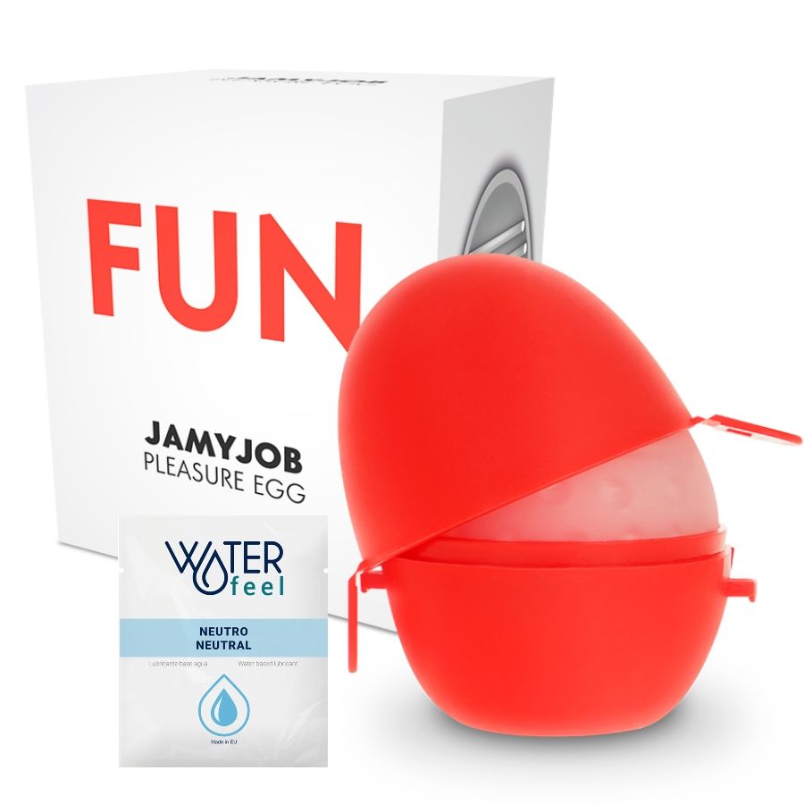 JAMYJOB - EGG MASTURBATEUR ROUGE EDITION DISCRETT JAMYJOB