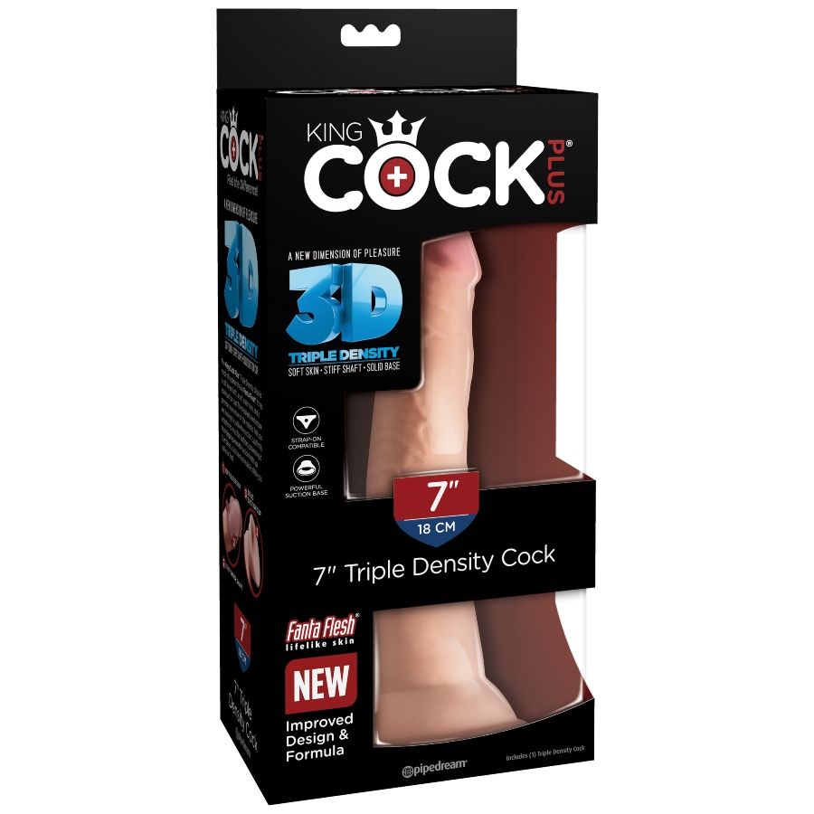 KING COCK - GODE TRIPLE DENSITÉ 18 CM - Sensualia