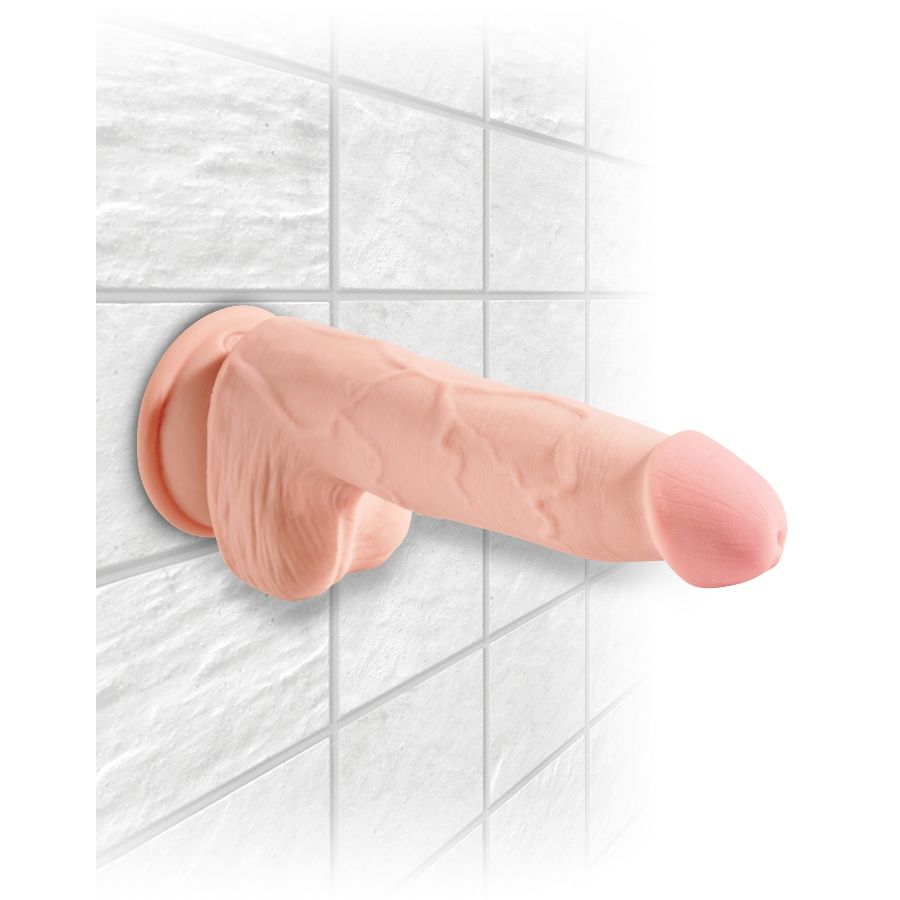 KING COCK - GODE TRIPLE DENSITÉ 14 CM KING COCK PLUS