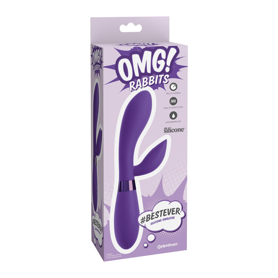 OMG - BESTEVER SILICONE VIBRATOR LILAS OMG