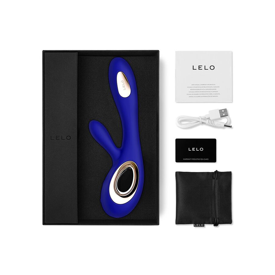 LELO - SORAYA WAVE VIBRATEUR RABBIT BLEU NUIT - Sensualia