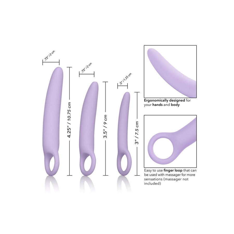 CALEXOTICS - DR LAURA BERMAN ALENA ENSEMBLE DE 3 DILATEURS EN SILICONE - Sensualia
