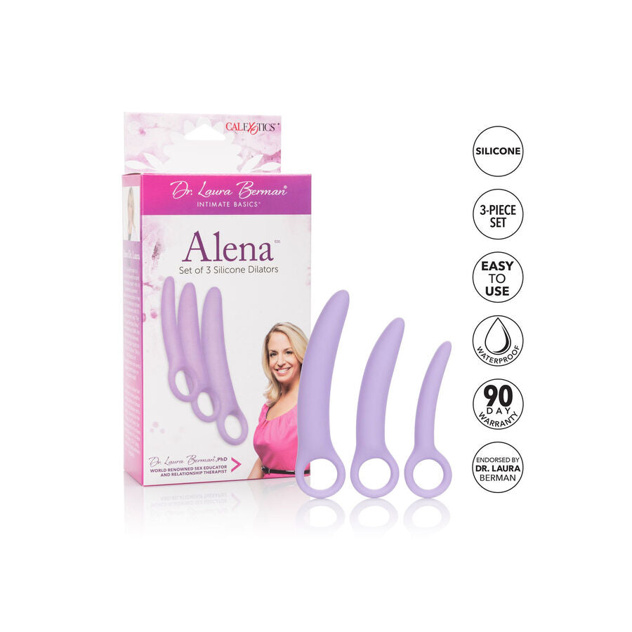 CALEXOTICS - DR LAURA BERMAN ALENA ENSEMBLE DE 3 DILATEURS EN SILICONE - Sensualia