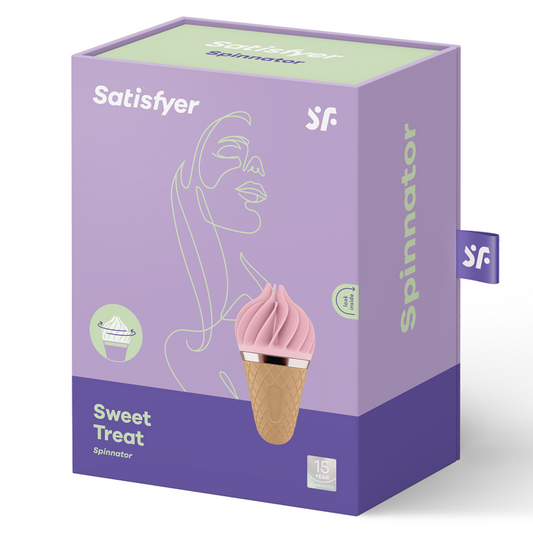 SATISFYER - SWEET TREAT SPINNATOR NEGRO - Sensualia