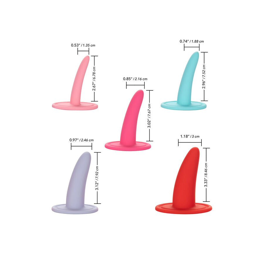 CALEXOTICS - ENSEMBLE DE DILATATEURS PORTABLES 5PC - Sensualia
