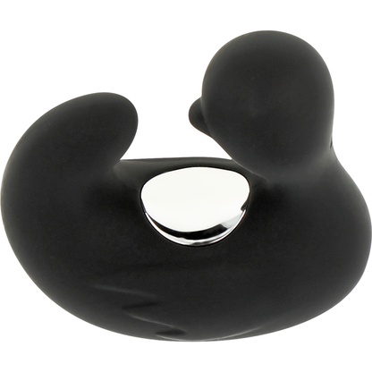 BLACK&SILVER - DÉ À DÉS À CANARD RECHARGEABLE EN SILICONE STIMULANT DUCKYMANIA BLACK&SILVER