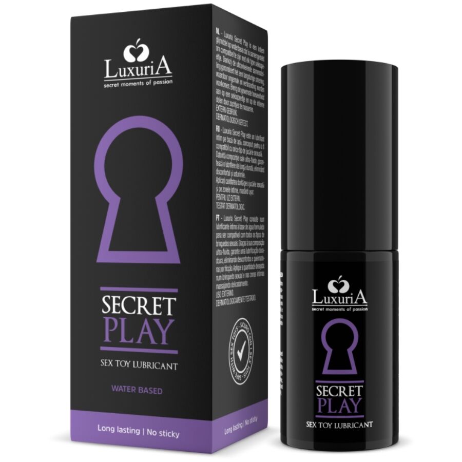 INTIMATELINE LUXURIA - LUBRIFIANT POUR JOUETS SEXUELS SECRET PLAY 30 ML - Sensualia
