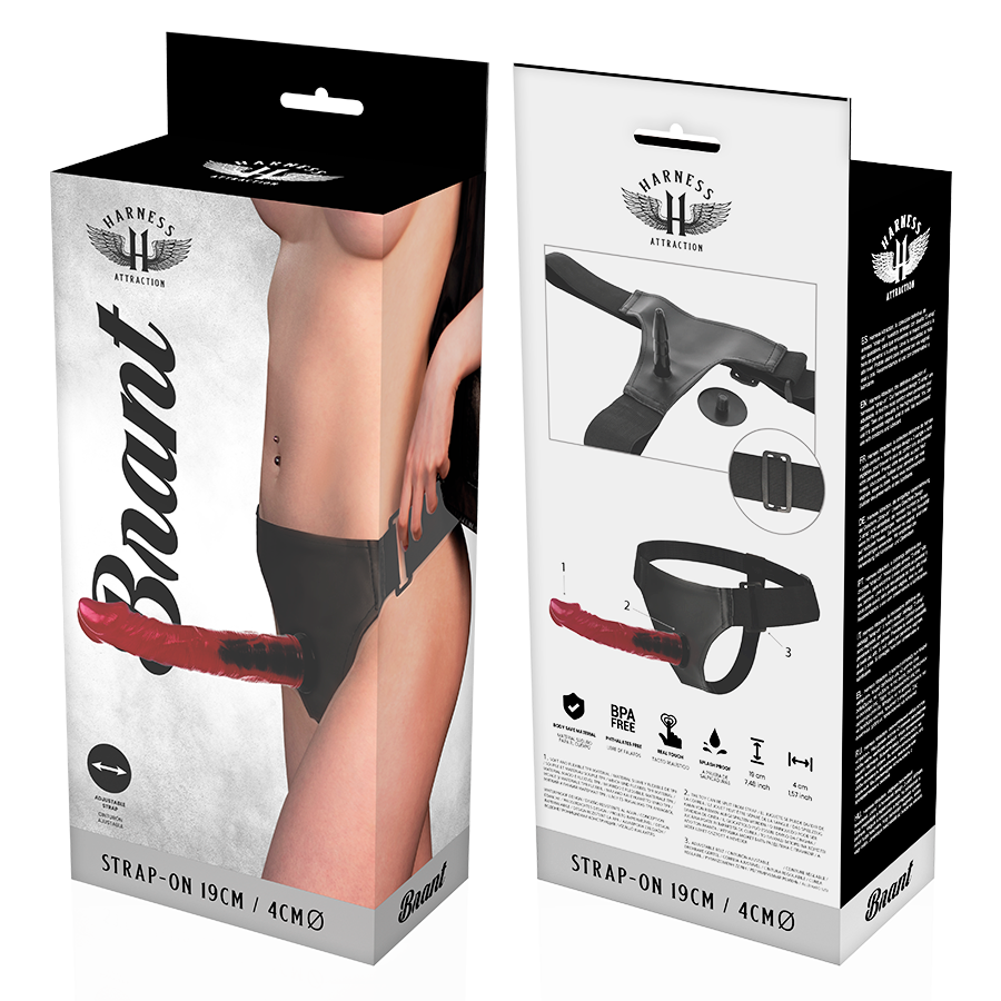 HARNESS ATTRACTION - RNES BRANT 19 CM -O- 4 CM - Sensualia