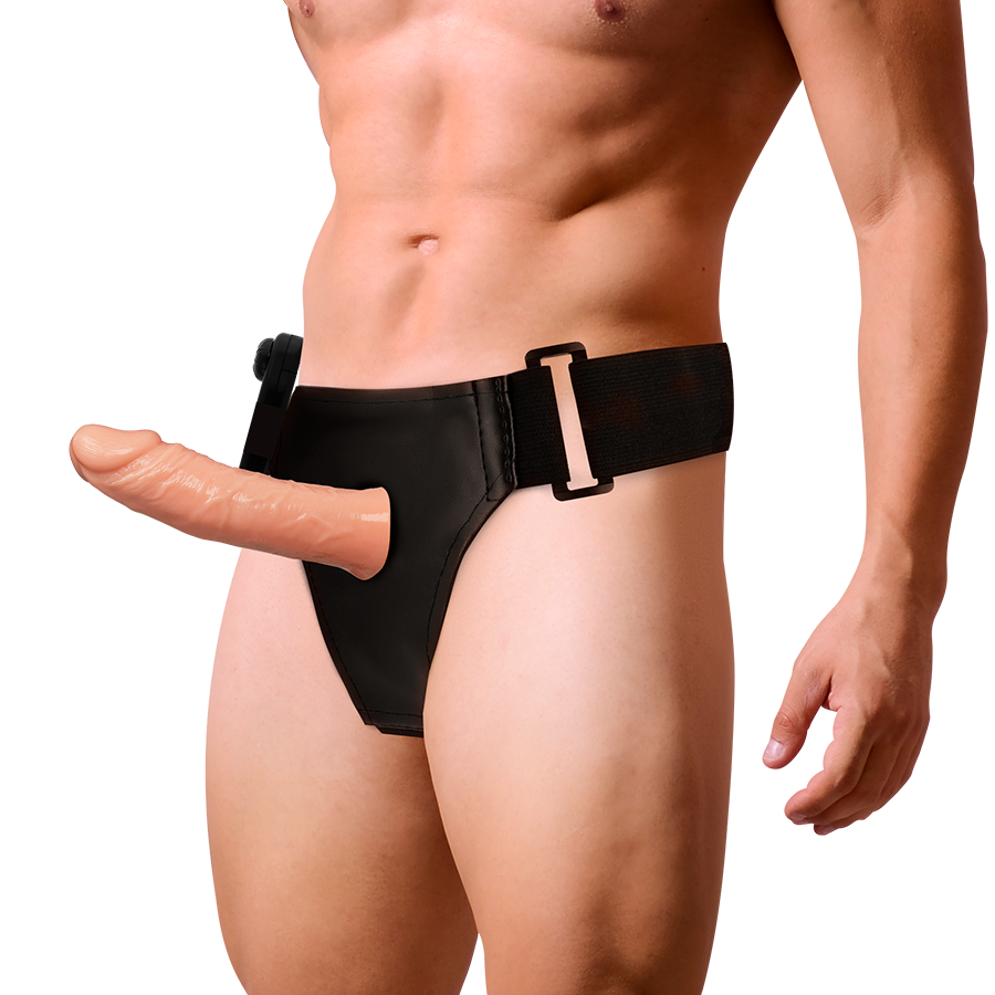 HARNESS ATTRACTION - RNES CREUX BENNY AVEC VIBRATEUR 15 CM -O- 4.5 CM - Sensualia