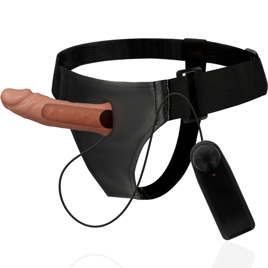 HARNESS ATTRACTION - RNES CREUX BENNY AVEC VIBRATEUR 15 CM -O- 4.5 CM - Sensualia
