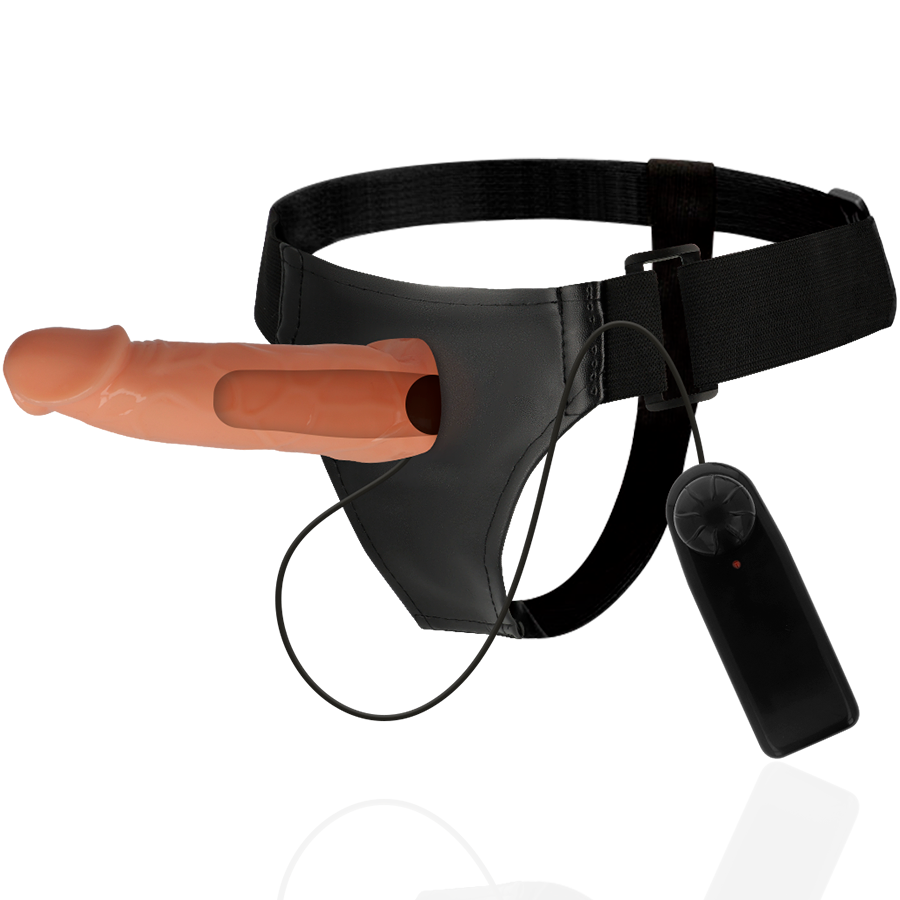 HARNESS ATTRACTION - WILLIAN HOLLOW RNES AVEC VIBRATEUR 17 CM -O- 4.5 CM HARNESS ATTRACTION
