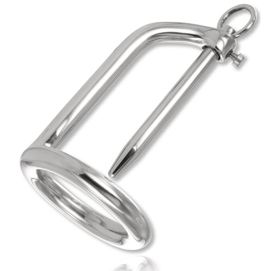METAL HARD - ANNEAU DE GLAND AVEC BOUCHON - Sensualia