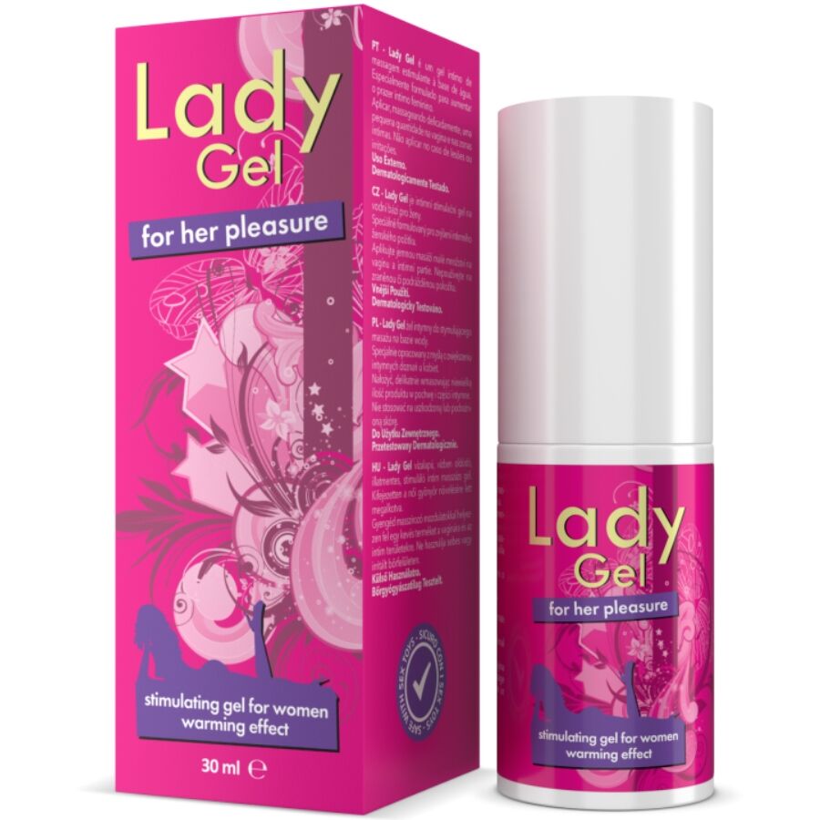 INTIMATELINE - LADY GEL POUR LE PLAISIR GER GEL STIMULANT A EFFET CHALEUR ELLA 30 ML - Sensualia