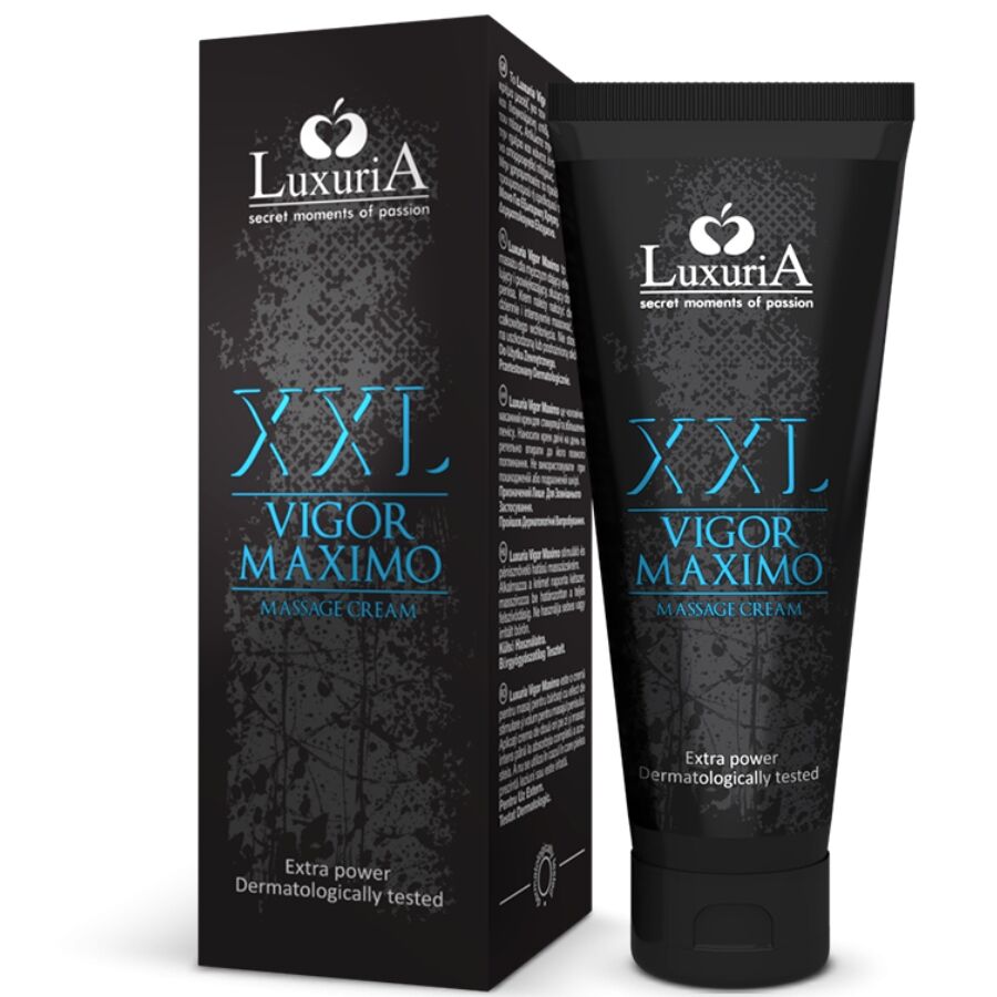 INTIMATELINE LUXURIA - CRÈME DE MASSAGE XXL VIGOR MAXIMO 75 ML - Sensualia