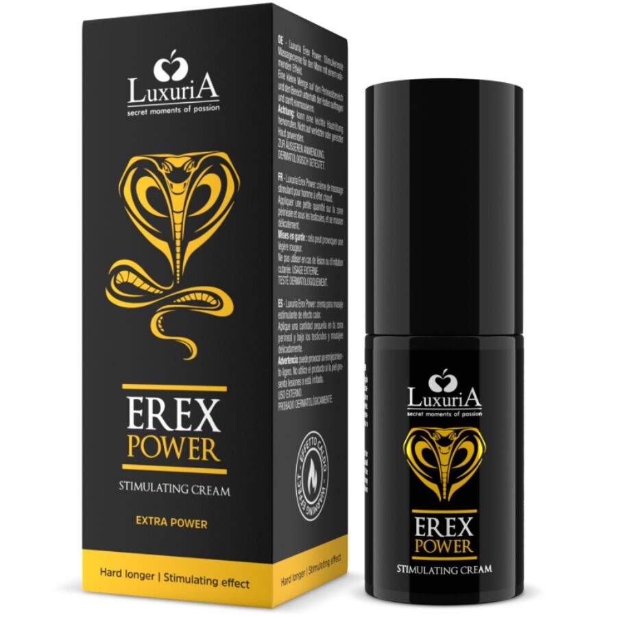 INTIMATELINE LUXURIA - EREX POWER CRÈME PÉNIS DUR PLUS LONG 30 ML - Sensualia