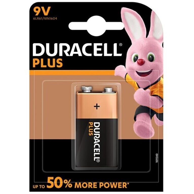 DURACELL - BATTERIE PLUS POWER 9V LR61 1UNIT? - Sensualia