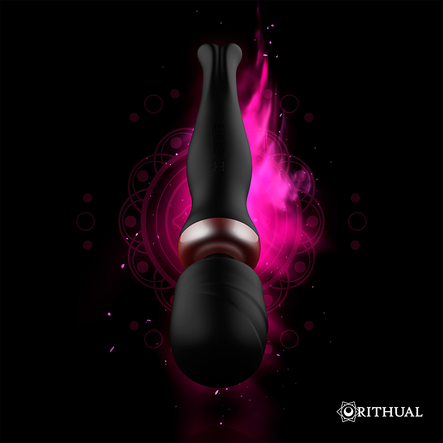 RITHUAL - BAGUETTE AKASHA PUISSANTE RECHARGEABLE 2.0 NOIRE - Sensualia