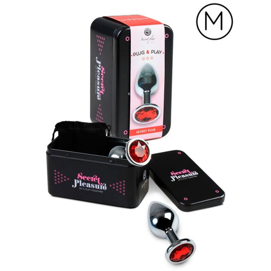SECRETPLAY - PLUG ANAL ROUGE M - Sensualia