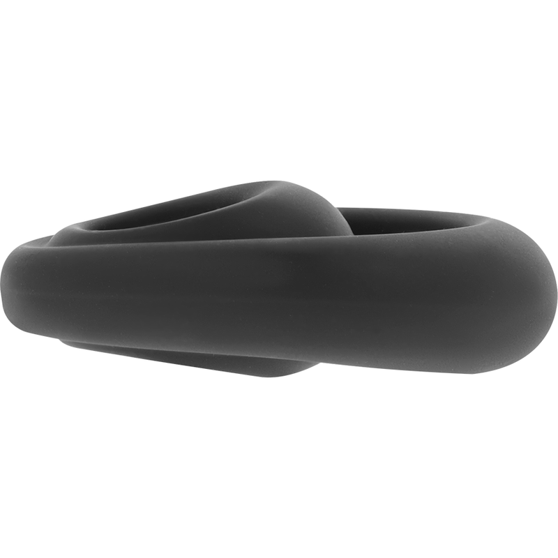 POWERING - ANNEAU PÉNIS ET TESTICULES SUPER FLEXIBLE ET RÉSISTANT PR14 NOIR - Sensualia