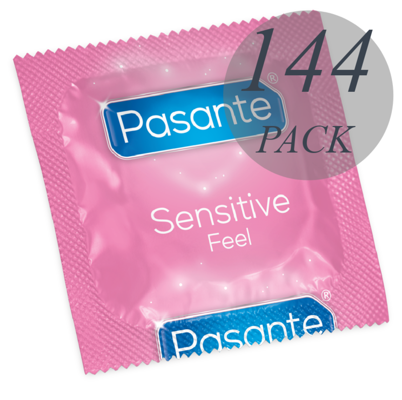 PASANTE - PRÉSERVATIFS ULTRAFINS SENSIBLES 144 UNITÉS - Sensualia