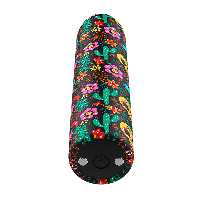 CUSTOM BULLETS - BULLETS PERSONNALISÉS RECHARGEABLE FLORAL 10 INTENSITIES - Sensualia