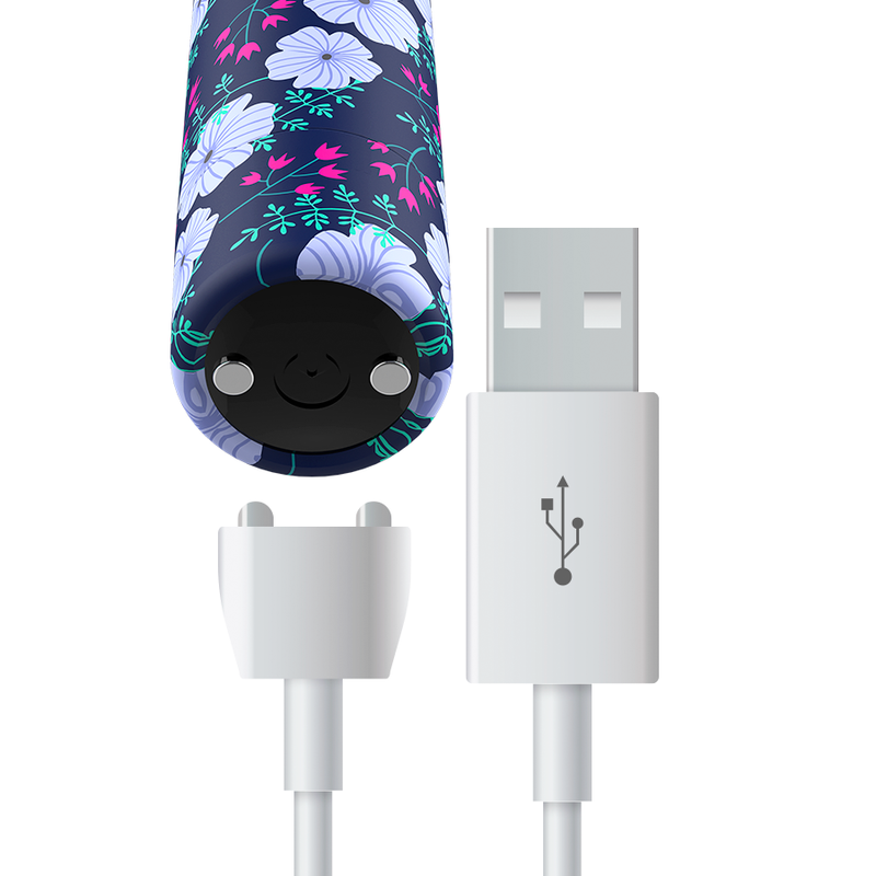 CUSTOM BULLETS - PERSONNALISÉS RECHARGEABLE PRINTEMPS 10 INTENSITIES - Sensualia