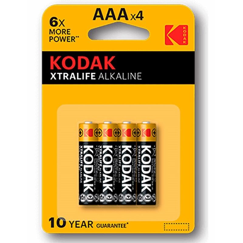 KODAK - PILE ALCALINE XTRALIFE AAA LR03 * 4 - Sensualia