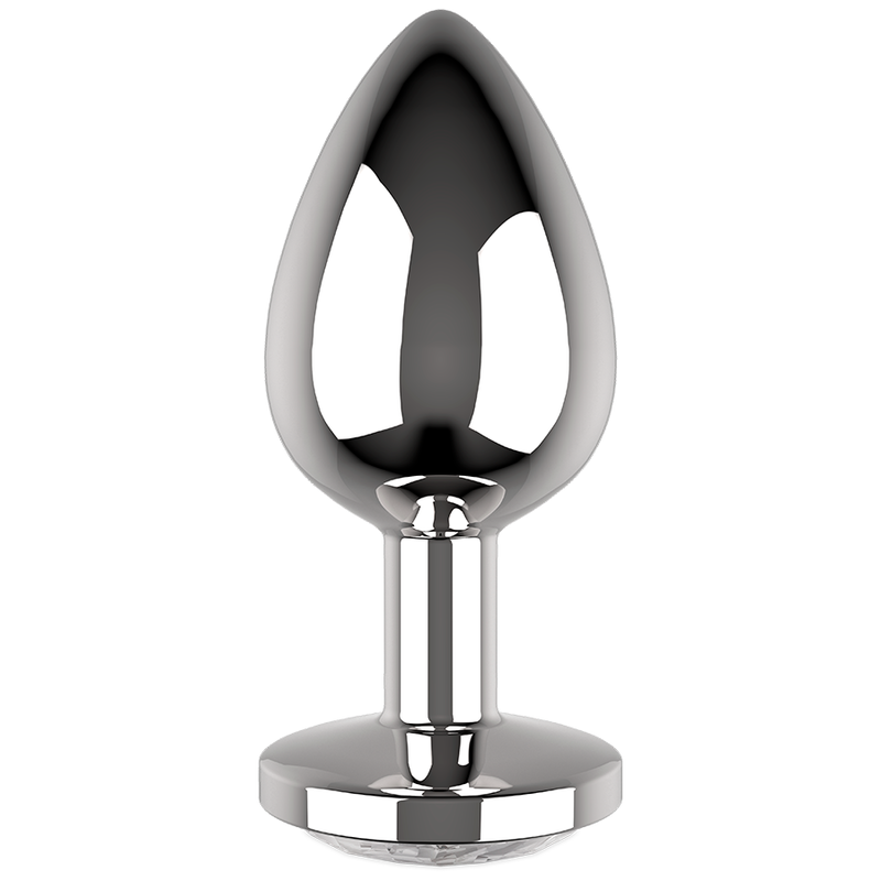 COQUETTE CHIC DESIRE - PLUG ANAL METAL COULEUR TRANSPARENT TAILLE M 3.5 X 8 CM COQUETTE TOYS