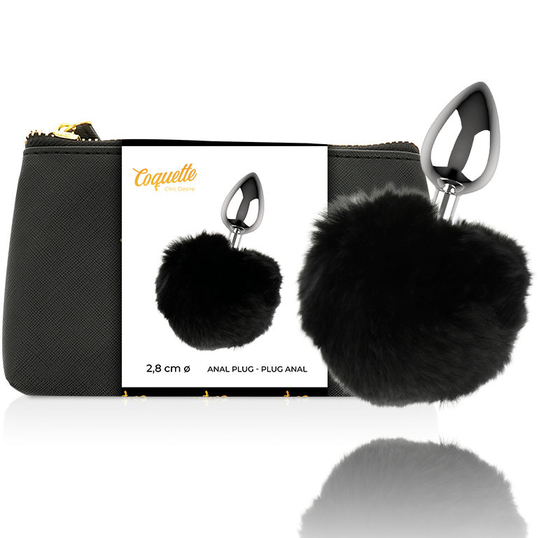 COQUETTE CHIC DESIRE - PLUG ANAL METAL TAILLE L 2.8 X 4.1 CM COQUETTE TOYS