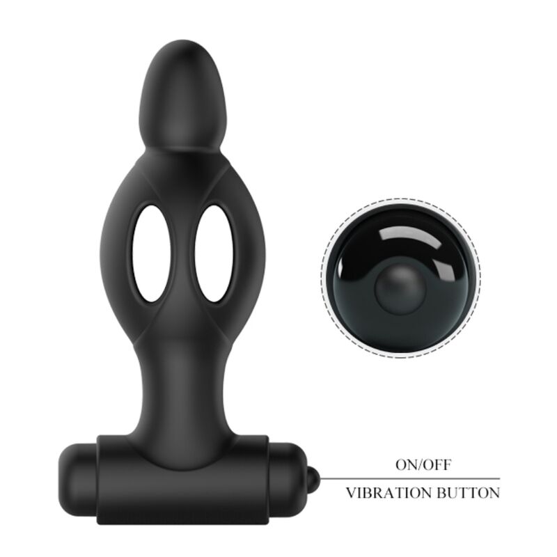 MR PLAY - PLUG ANAL EN SILICONE AVEC VIBRATION - Sensualia