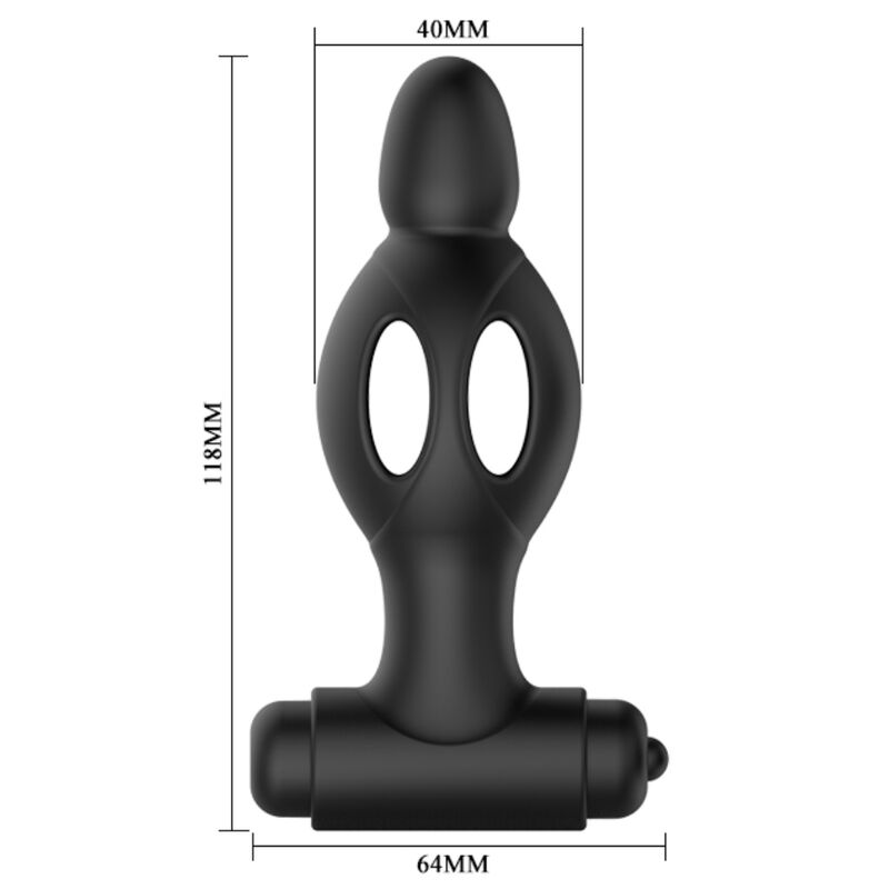 MR PLAY - PLUG ANAL EN SILICONE AVEC VIBRATION - Sensualia