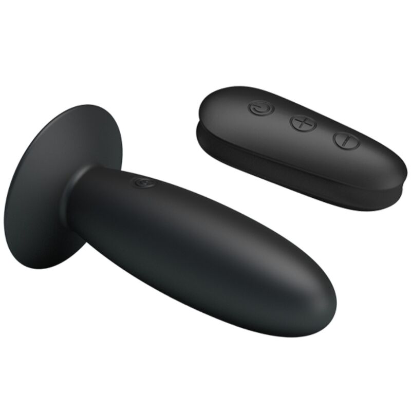 MR PLAY - PLUG ANAL AVEC TÉLÉCOMMANDE VIBRATION NOIRE - Sensualia