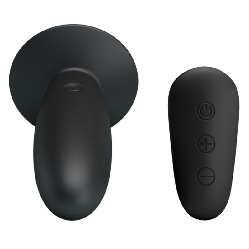 MR PLAY - PLUG ANAL AVEC TÉLÉCOMMANDE VIBRATION NOIRE - Sensualia