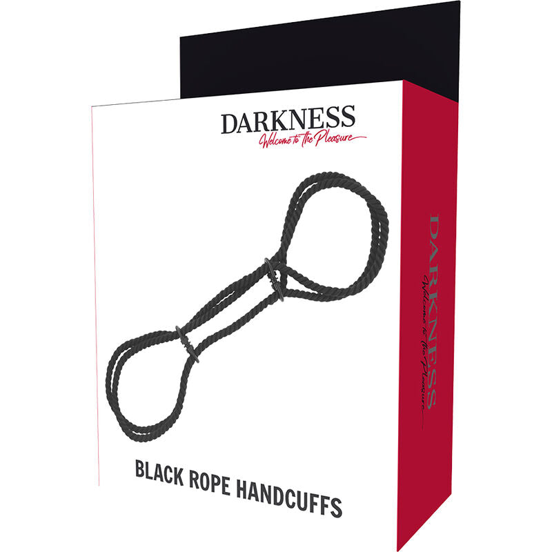 DARKNESS - MENOTTES EN CORDE OU MENOTTES DE CHEVILLE 100% COTON - Sensualia